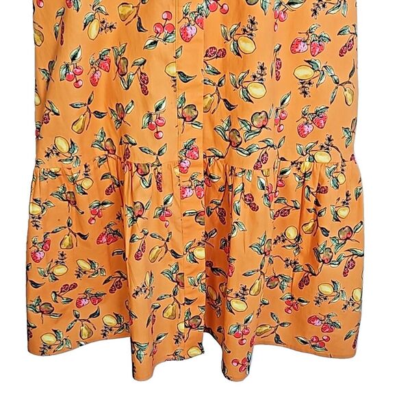 Donna Morgan Collared High Neck Button Down Folded Short Sleeve size 8 - Picture 3 of 13